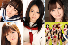 School Uniform Anthology Yuna Himekawa, Yuria Mano, Hikaru Shina, Seshiru Kurosaki, Rin Momoka, Rui Natsukawa